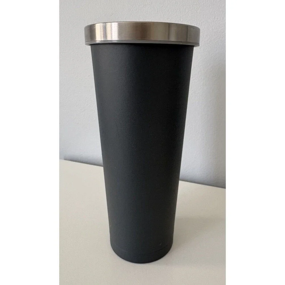 Vitamix Insulated Stainless Steel Tumbler 24oz Dark Gray Spill Proof NO Straw